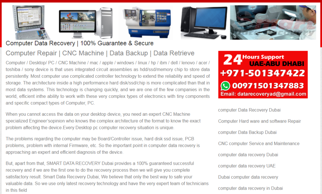 computer data recovery dubai