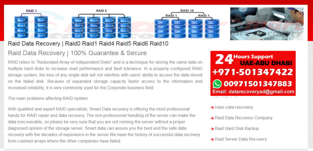 raid data recovery company dubai